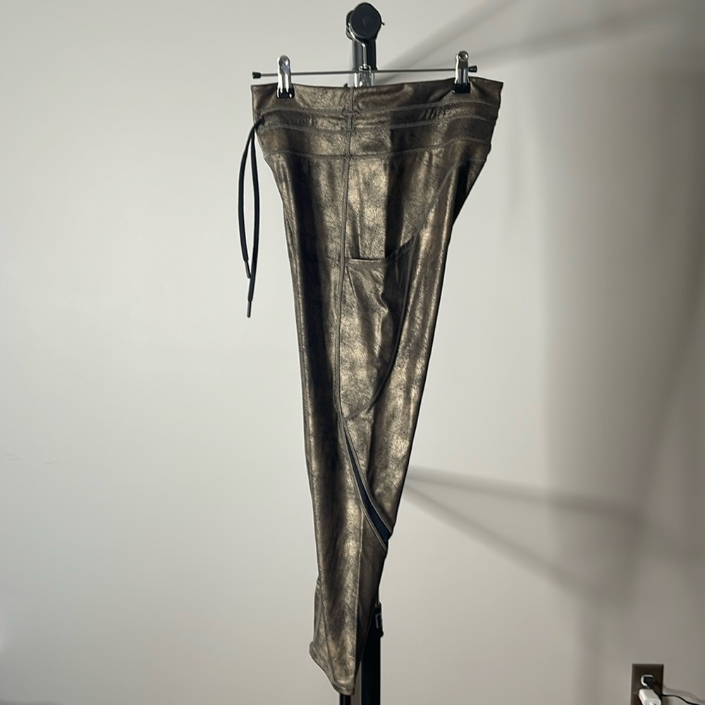 Zyia distressed copper luxe drawstring